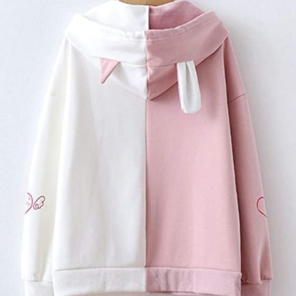 Women's long sleeve printed Pullover Hoodie - Picture 2 of 4